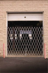 Illinois Engineered Products - 7' High Single Folding Gate - Galvanized Steel, Silver - Caliber Tooling