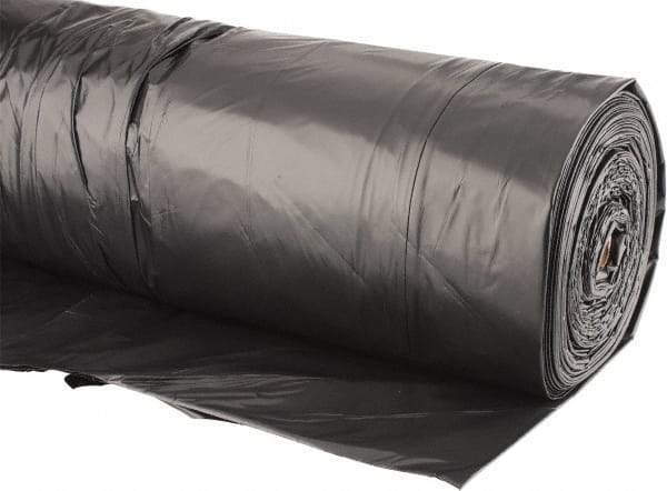 Value Collection - 100' Long x 20' Wide Polyethylene Tarp & Dust Cover - Black, 4 mil Thickness - Caliber Tooling