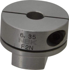 Lovejoy - 1/4" Max Bore Diam, Flexible Oldham Coupling - 0.984" OD, 1.535" OAL, Aluminum Hub with Polyacetal Insert, Order 2 Hubs with Same OD & 1 Insert for Complete Coupling - Caliber Tooling