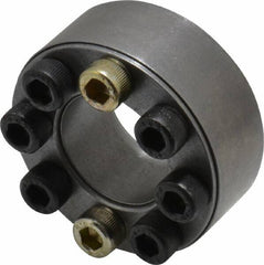 Climax Metal Products - M6 Thread, 1" Bore Diam, 1.969" OD, Shaft Locking Device - 9 Screws, 8,027 Lb Axial Load, 1.969" OAW, 0.669" Thrust Ring Width, 334 Ft/Lb Max Torque - Caliber Tooling