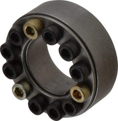 Climax Metal Products - M6 Thread, 1-1/4" Bore Diam, 2.362" OD, Shaft Locking Device - 12 Screws, 10,703 Lb Axial Load, 2.362" OAW, 0.669" Thrust Ring Width, 557 Ft/Lb Max Torque - Caliber Tooling