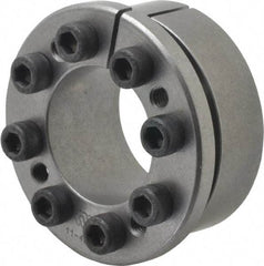 Climax Metal Products - M6 Thread, 1-3/8" Bore Diam, 2.362" OD, Shaft Locking Device - 8 Screws, 10,024 Lb Axial Load, 2.618" OAW, 0.669" Thrust Ring Width, 574 Ft/Lb Max Torque - Caliber Tooling