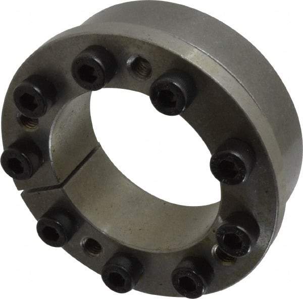 Climax Metal Products - M8 Thread, 2-7/16" Bore Diam, 3.74" OD, Shaft Locking Device - 9 Screws, 20,836 Lb Axial Load, 4.016" OAW, 0.787" Thrust Ring Width, 2,116 Ft/Lb Max Torque - Caliber Tooling