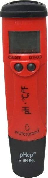 Hanna Instruments - -2 to 16 pH, pH Tester - 23 to 140°F, Accurate up to 0.05 pH - Caliber Tooling