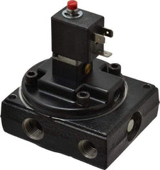 Norgren - 1.5 CV Rate, 1/4" NPT Inlet 1/4 Basic Valves - 1/4" NPT Inlet, Poppet Valve, Solenoid Actuator - Caliber Tooling