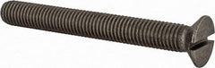 Value Collection - M12x1.75 Metric Coarse, 100mm OAL Slotted Drive Machine Screw - Flat Head, Grade 18-8 & A2 Stainless Steel, Uncoated, Without Washer - Caliber Tooling