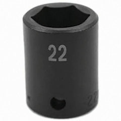 SK - Impact Socket - 1/2"DR 22MM IMPACT SOCKET - Caliber Tooling