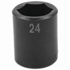 SK - Impact Socket - 1/2"DR 24MM IMPACT SOCKET - Caliber Tooling