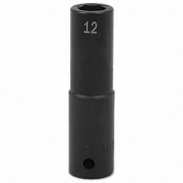 SK - Impact Socket - 1/2"DR 12MM DEEP IMPACT SOCKET - Caliber Tooling