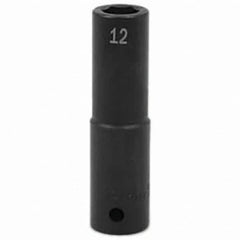 SK - Impact Socket - 1/2"DR 12MM DEEP IMPACT SOCKET - Caliber Tooling