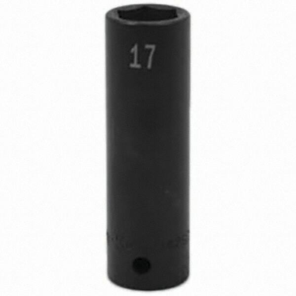 SK - Impact Socket - 1/2"DR 17MM DEEP IMPACT SOCKET - Caliber Tooling