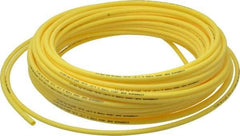 Coilhose Pneumatics - 11/64" ID x 1/4" OD, 0.04" Wall Thickness, 100' Long, Nylon 11 Tube - Yellow, 150 Max psi - Caliber Tooling