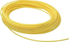 Coilhose Pneumatics - 3/32" ID x 5/32" OD, 0.32" Wall Thickness, 100' Long, Nylon 11 Tube - Yellow, 150 Max psi - Caliber Tooling