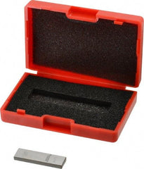 SPI - 0.107" Rectangular Steel Gage Block - Accuracy Grade AS-1, Includes NIST Traceability Certification - Caliber Tooling