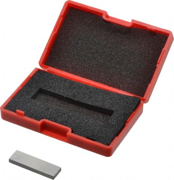 SPI - 0.118" Rectangular Steel Gage Block - Accuracy Grade AS-1, Includes NIST Traceability Certification - Caliber Tooling