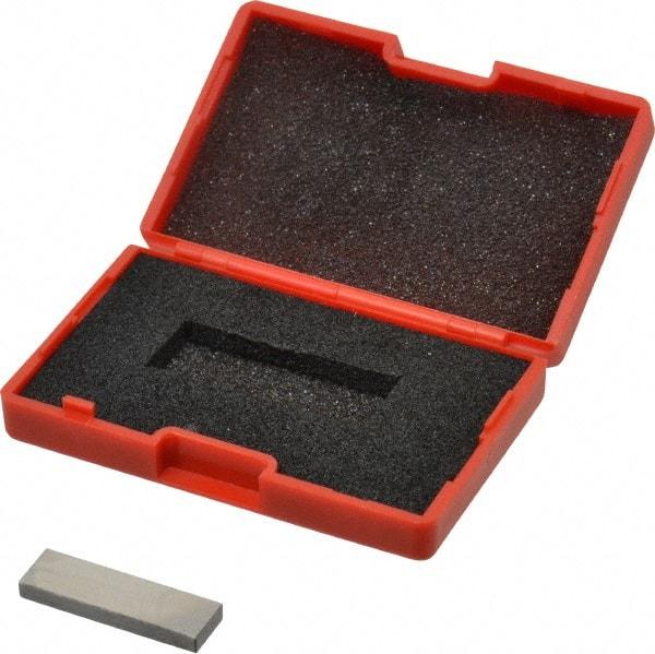 SPI - 0.128" Rectangular Steel Gage Block - Accuracy Grade AS-1, Includes NIST Traceability Certification - Caliber Tooling