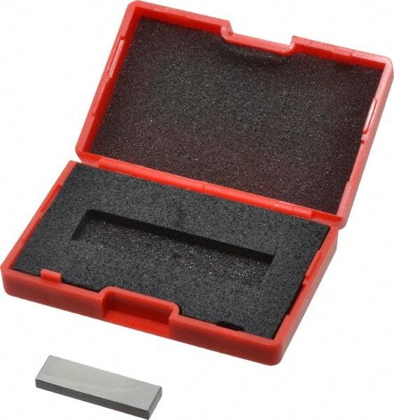 SPI - 0.137" Rectangular Steel Gage Block - Accuracy Grade AS-1, Includes NIST Traceability Certification - Caliber Tooling