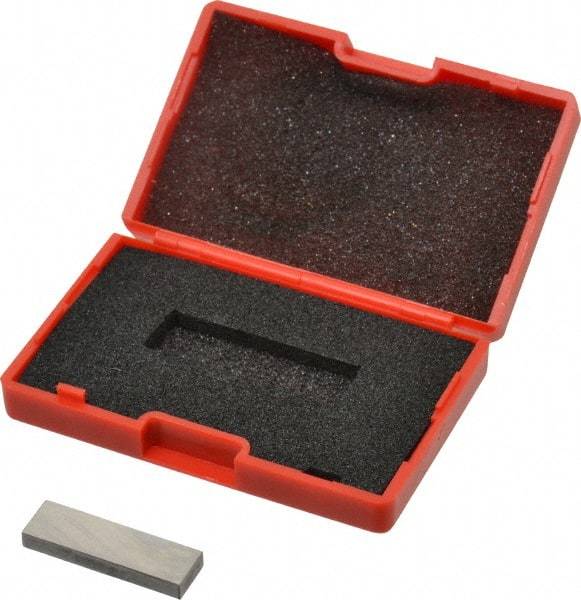 SPI - 0.143" Rectangular Steel Gage Block - Accuracy Grade AS-1, Includes NIST Traceability Certification - Caliber Tooling