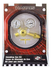 Harris Products - 580 CGA Inlet Connection, Female Fitting, 60 Max psi, Argon Welding Regulator - 5/8-18 Thread, Right Hand Rotation - Exact Industrial Supply