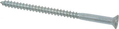 #12, 3-1/2″ OAL, Phillips Drive, Flat Head Wood Screw ASME B18.6.1, Zinc Plated Steel, Grade 2