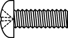 Value Collection - M6x1.00 Metric Coarse, 40mm Length Under Head Phillips Drive Machine Screw - Pan Head, Grade 18-8 & A2 Stainless Steel, Uncoated, Without Washer - Caliber Tooling