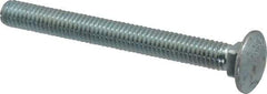 Value Collection - 3/8-16 UNC 3-1/2" Length Under Head, Standard Square Neck, Carriage Bolt - Grade 2 Steel, Zinc-Plated Finish - Caliber Tooling