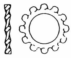 Value Collection - M8 Screw, 8.4mm ID, Stainless Steel Internal Tooth Lock Washer - 15mm OD, Uncoated, Grade 18-8 & Austenitic A2 - Caliber Tooling