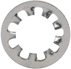 Value Collection - 1/4" Screw, 0.267" ID, Steel Internal Tooth Lock Washer - 0.478" OD, Zinc-Plated, Grade 2 - Caliber Tooling