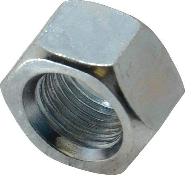 Value Collection - 1/2-20 UNF Steel Right Hand Hex Nut - 3/4" Across Flats, 7/16" High, Zinc-Plated Finish - Caliber Tooling