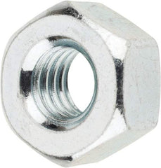 Value Collection - 3/8-16 UNC Steel Right Hand Heavy Hex Nut - 11/16" Across Flats, 0.3594" High, Zinc-Plated Finish - Caliber Tooling