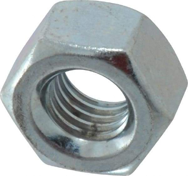 Value Collection - 9/16-12 UNC Steel Right Hand Heavy Hex Nut - 15/16" Across Flats, 0.5469" High, Zinc-Plated Finish - Caliber Tooling