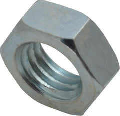 Value Collection - 5/8-11 UNC Steel Right Hand Hex Jam Nut - 15/16" Across Flats, 3/8" High, Zinc-Plated Finish - Caliber Tooling