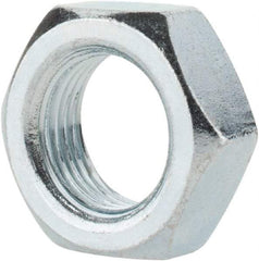 Value Collection - 5/8-18 UNF Steel Right Hand Hex Jam Nut - 15/16" Across Flats, 3/8" High, Zinc-Plated Finish - Caliber Tooling