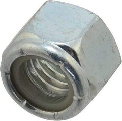 Value Collection - 1/2-13 UNC Grade 2 Hex Lock Nut with Nylon Insert - 3/4" Width Across Flats, 39/64" High, Zinc-Plated Finish - Caliber Tooling