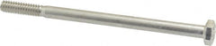 Value Collection - 1/4-20 UNC, 4" Length Under Head Hex Head Cap Screw - Grade 18-8 Stainless Steel, 7/16" Hex - Caliber Tooling