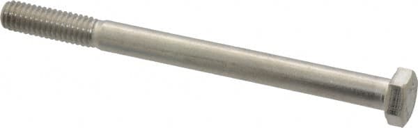 Value Collection - 5/16-18 UNC, 4" Length Under Head Hex Head Cap Screw - Grade 18-8 Stainless Steel, 1/2" Hex - Caliber Tooling