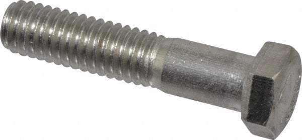 Value Collection - 3/8-16 UNC, 1-3/4" Length Under Head Hex Head Cap Screw - Grade 18-8 Stainless Steel, 9/16" Hex - Caliber Tooling