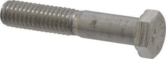 Value Collection - 3/8-16 UNC, 2" Length Under Head Hex Head Cap Screw - Grade 18-8 Stainless Steel, 9/16" Hex - Caliber Tooling