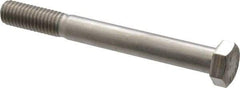 Value Collection - 1/2-13 UNC, 4-1/2" Length Under Head Hex Head Cap Screw - Grade 18-8 Stainless Steel, 3/4" Hex - Caliber Tooling