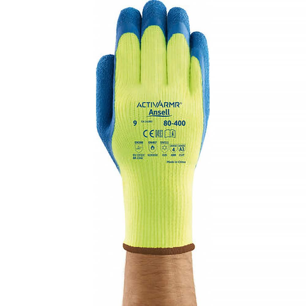 Ansell - Work & General Purpose Gloves; Application: General Purpose ; Coated Area: Palm & Fingers ; Men's Size: 11 ; Hand: Paired ; FDA Approved: NonFDA Approved ; Cuff Type: Knit Wrist - Exact Industrial Supply