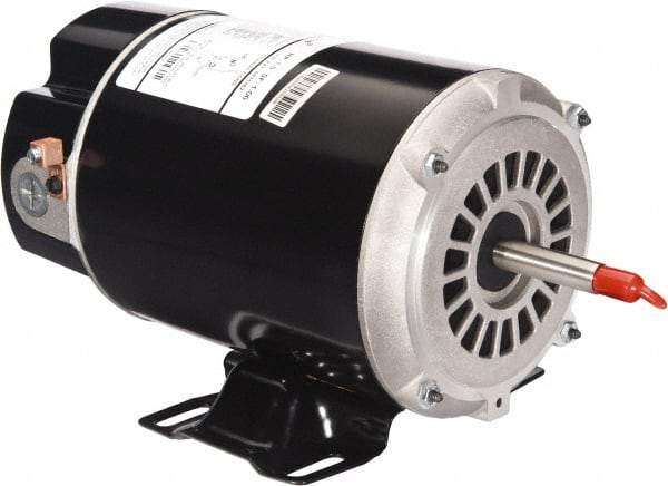 US Motors - 1 hp, ODP Enclosure, Auto Thermal Protection, 3,450 RPM, 115 Volt, 60 Hz, Industrial Electric AC/DC Motor - Size 48 Frame, Thru Bolt Mount, 1 Speed, Ball/SAB Bearings, 10.0 Full Load Amps, B Class Insulation, CCW Drive End - Caliber Tooling