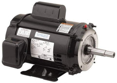 US Motors - 5 hp, ODP Enclosure, 3,520 RPM, 230 Volt, 60 Hz, Industrial Electric AC/DC Motor - Size 184 Frame, Horizontal-Footed Mount, 1 Speed, Ball Bearings, 19.6 Full Load Amps, F Class Insulation - Caliber Tooling