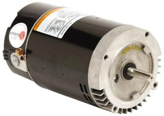 US Motors - 3/4 hp, ODP Enclosure, Auto Thermal Protection, 3,450 RPM, 115/230 Volt, 60 Hz, Industrial Electric AC/DC Motor - Size 56 Frame, C-Face Mount, 1 Speed, Ball Bearings, B Class Insulation, CW Lead End - Caliber Tooling