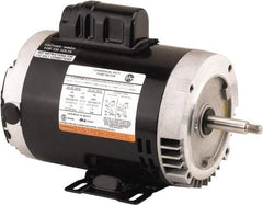 US Motors - 3/4 hp, ODP Enclosure, Auto Thermal Protection, 3,450 RPM, 115/208-230 Volt, 60 Hz, Industrial Electric AC/DC Motor - Size 56C Frame, C-Face Mount, 1 Speed, Ball Bearings, 10.4/5.4-5.2 Full Load Amps, B Class Insulation, Reversible - Caliber Tooling