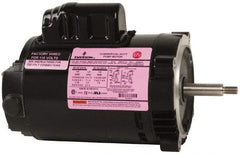 US Motors - 1/3 hp, ODP Enclosure, Auto Thermal Protection, 3,450 RPM, 115/208-230 Volt, 60 Hz, Industrial Electric AC/DC Motor - Size 56J Frame, J-Face Mount, 1 Speed, Ball Bearings, 6.2/2.9-3.1 Full Load Amps, B Class Insulation, CCW Drive End - Caliber Tooling