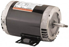 US Motors - 1 hp, ODP Enclosure, Auto Thermal Protection, 3,450 RPM, 115/230 Volt, 60 Hz, Industrial Electric AC/DC Motor - Size 56 Frame, J-Face Mount, 1 Speed, Ball Bearings, 13.6/6.8 Full Load Amps, B Class Insulation, CCW Drive End - Caliber Tooling