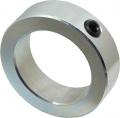 Climax Metal Products - 2-1/4" Bore, Steel, Set Screw Shaft Collar - 3-1/4" Outside Diam, 15/16" Wide - Caliber Tooling