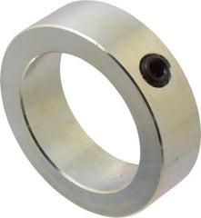 Climax Metal Products - 2-1/2" Bore, Steel, Set Screw Shaft Collar - 3-1/2" Outside Diam, 1" Wide - Caliber Tooling