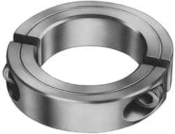 Climax Metal Products - 3mm Bore, Steel, Two Piece Shaft Collar - 11/16" Outside Diam - Caliber Tooling