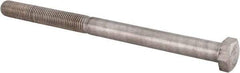 Value Collection - 1-8 UNC, 14" Length Under Head Hex Head Cap Screw - Partially Threaded, Grade 18-8 Stainless Steel, Uncoated, 1-5/16" Hex - Caliber Tooling